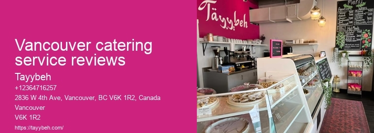 Syrian Food for Special Events Vancouver