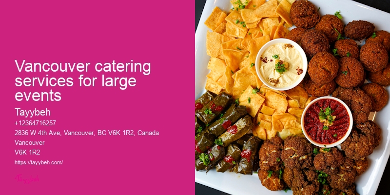 Vancouver halal catering for weddings