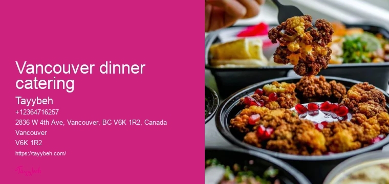 Syrian Cuisine for Weddings Vancouver