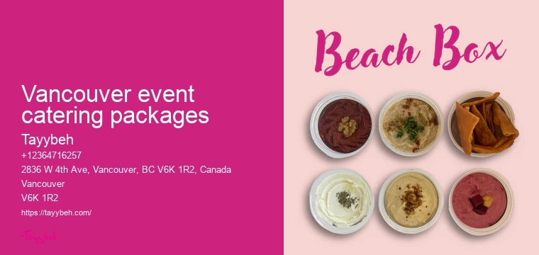 Syrian Cuisine for Weddings Vancouver