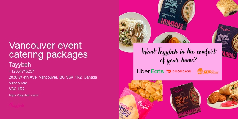 Vancouver catering service providers