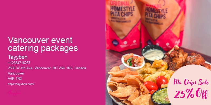 Wedding catering ideas Vancouver