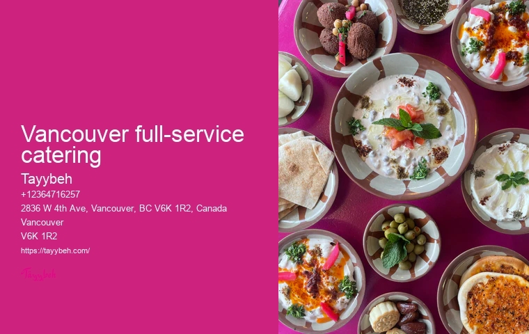 Top catering services Vancouver