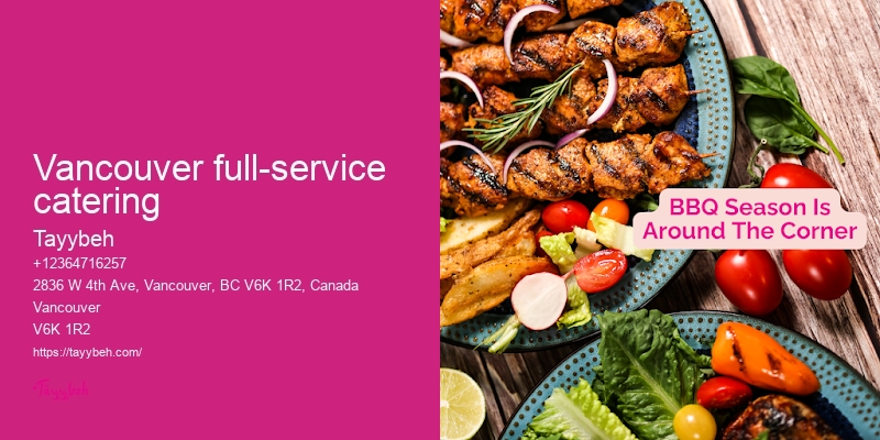 Catering for large events Vancouver