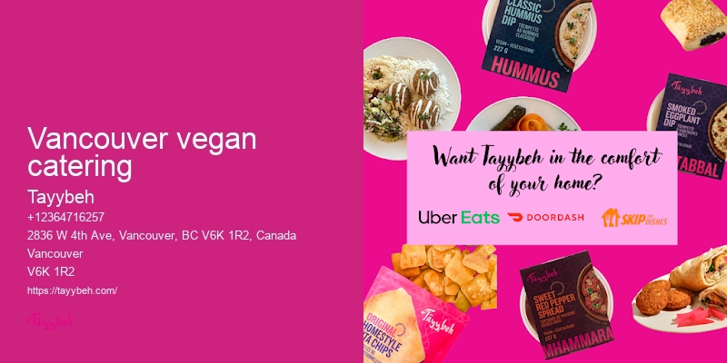 Vancouver food catering companies