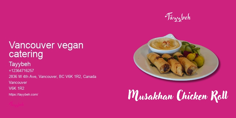 Syrian Food for Parties Vancouver