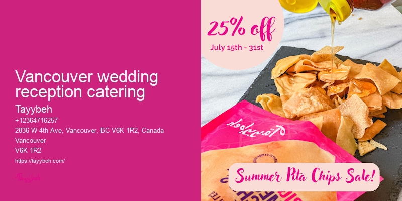 Affordable Syrian food catering Vancouver