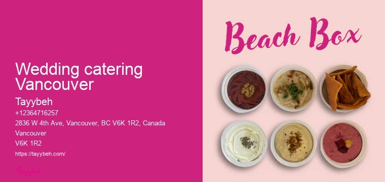 Catering for outdoor events Vancouver