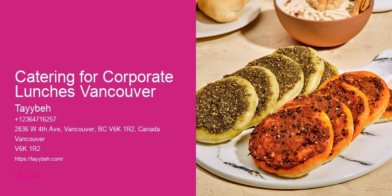 Catering for Private Parties Vancouver